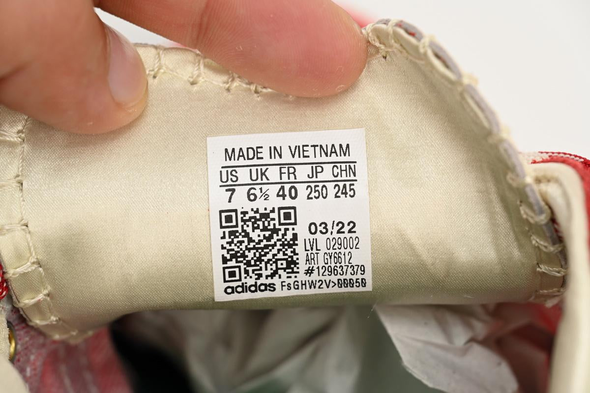 Adidas Samba OG White Red x Wales Bonner