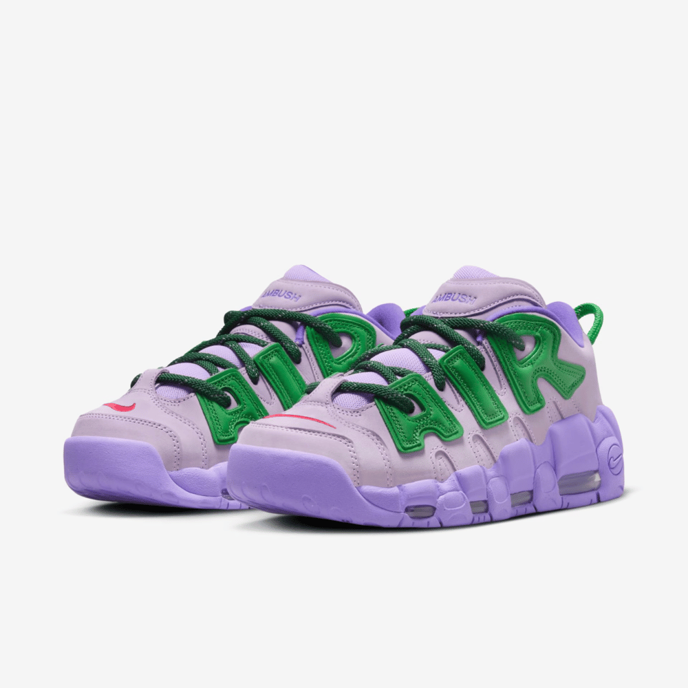 Ambush x Nike Air More Uptempo Lilac and Apple Green