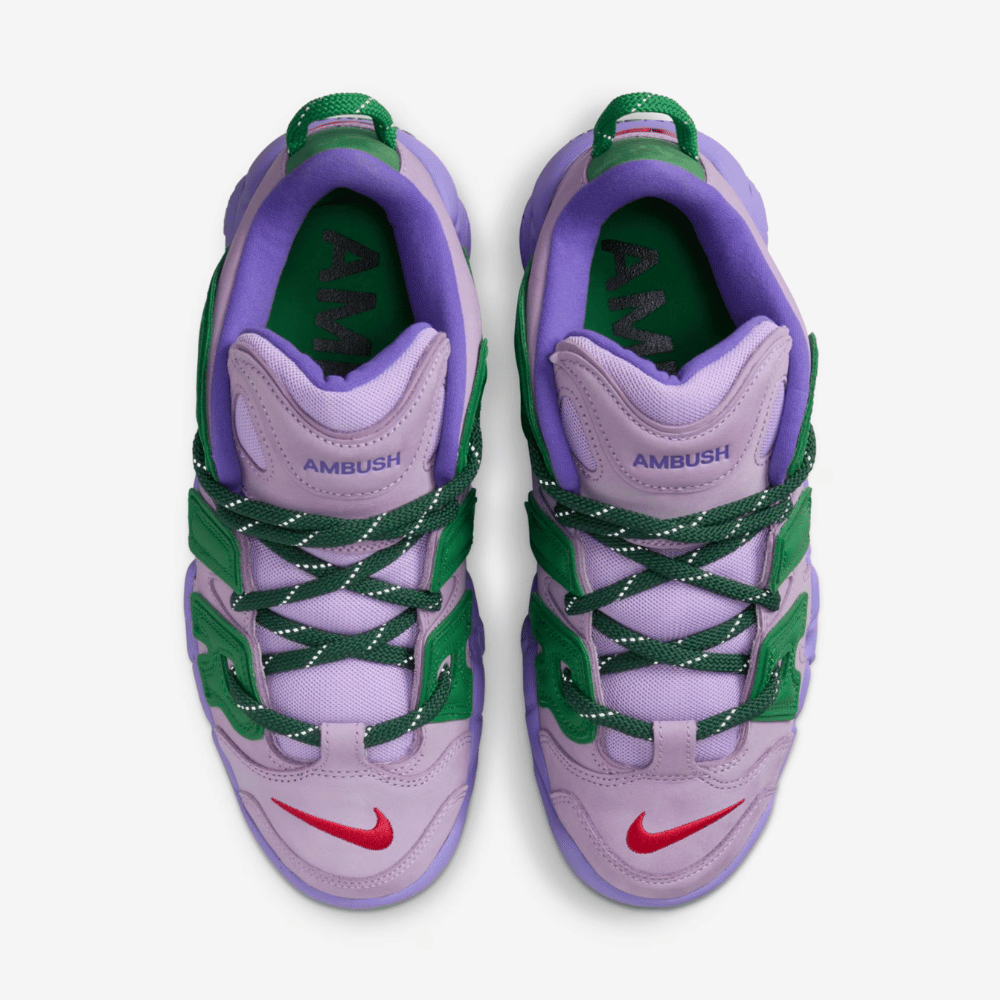 Ambush x Nike Air More Uptempo Lilac and Apple Green
