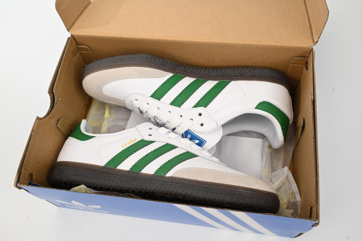 Adidas Samba Sport & Rich White Green