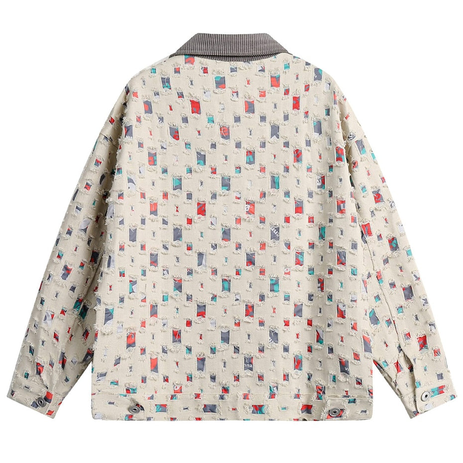 Jaqueta Ripped Distressed