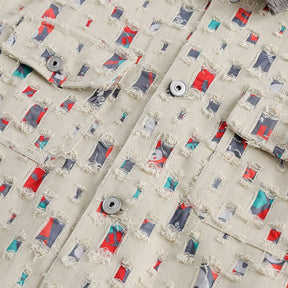 Jaqueta Ripped Distressed